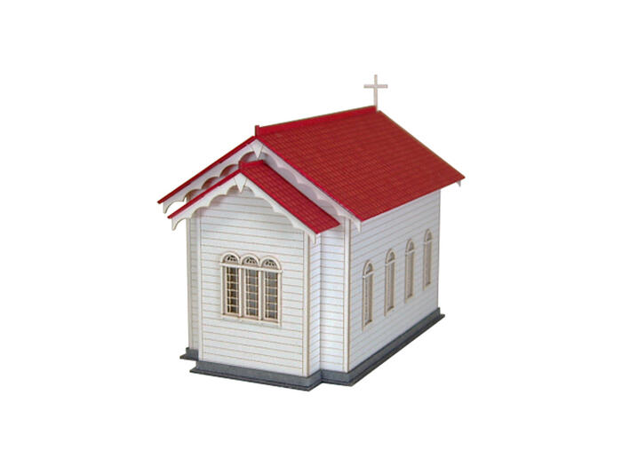 楽天市場】なつかしのジオラマシリーズ 【教会】 S=1/150 ◇みにちゅ