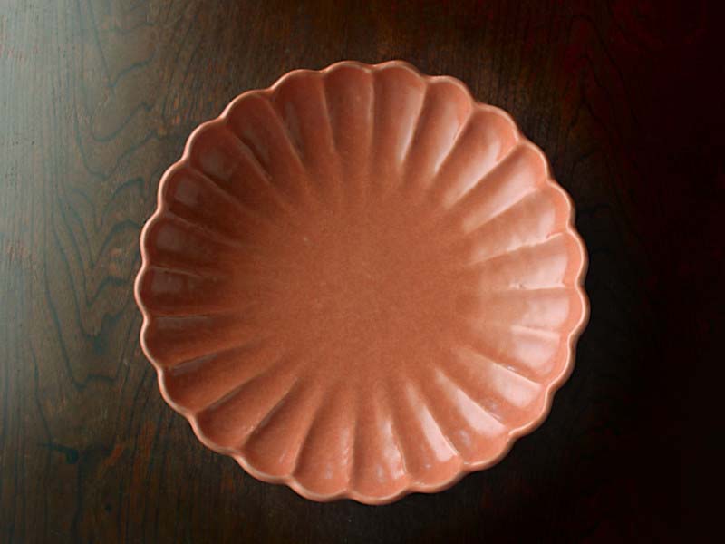 楽天市場】【アウトレット】オレンジ 菊型 盛皿 23.5cm ※難あり / 皿