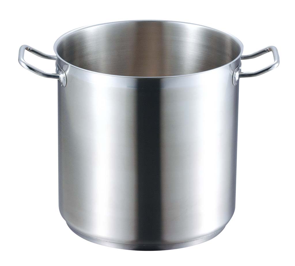 楽天市場】18-8ステンレス鍋 寸胴鍋／フタなし／目盛付【サイズ20cm