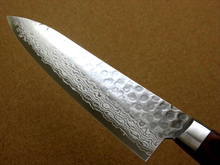 楽天市場】関の刃物 牛刀 18cm (180mm) 富士觀 鎚目鍛造 ダマスカス VG