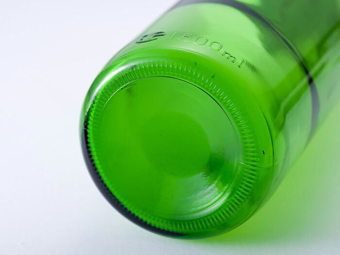 楽天市場】ガラス瓶 酒瓶 清酒1800-EG（一升瓶）Eグリーン 1800ml sake