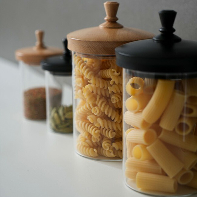 楽天市場】キャニスター ティム 【ガラスジャーL】 保存容器 600ml