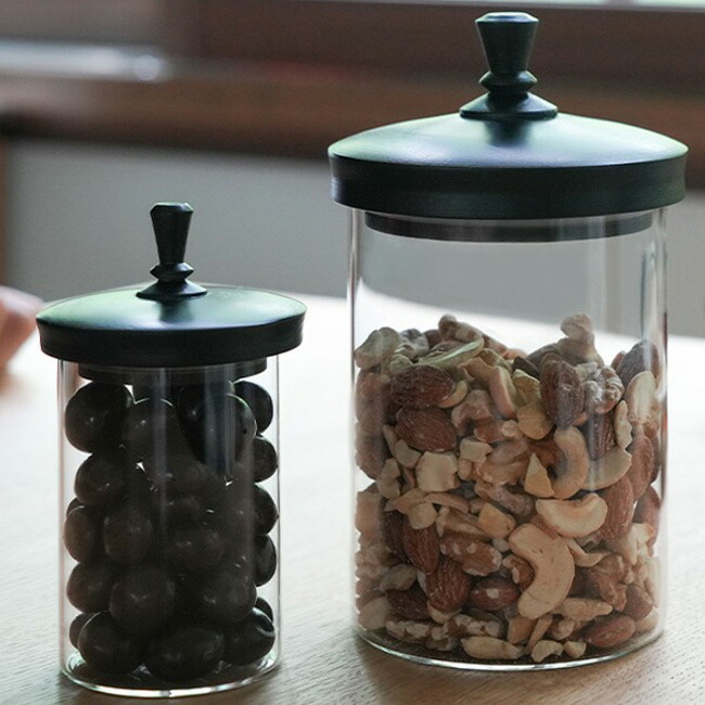 楽天市場】キャニスター ティム 【ガラスジャーL】 保存容器 600ml