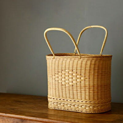 楽天市場】手提げかご 松野屋 ラタン 収納 おしゃれ かご カゴ 籠