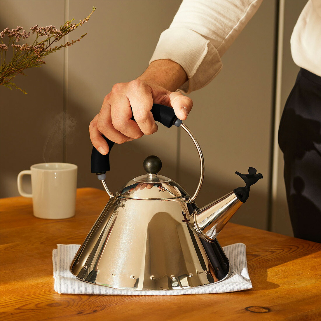 楽天市場】【店舗クーポン発行中】ALESSI WHISTLE KETTLE アレッシ