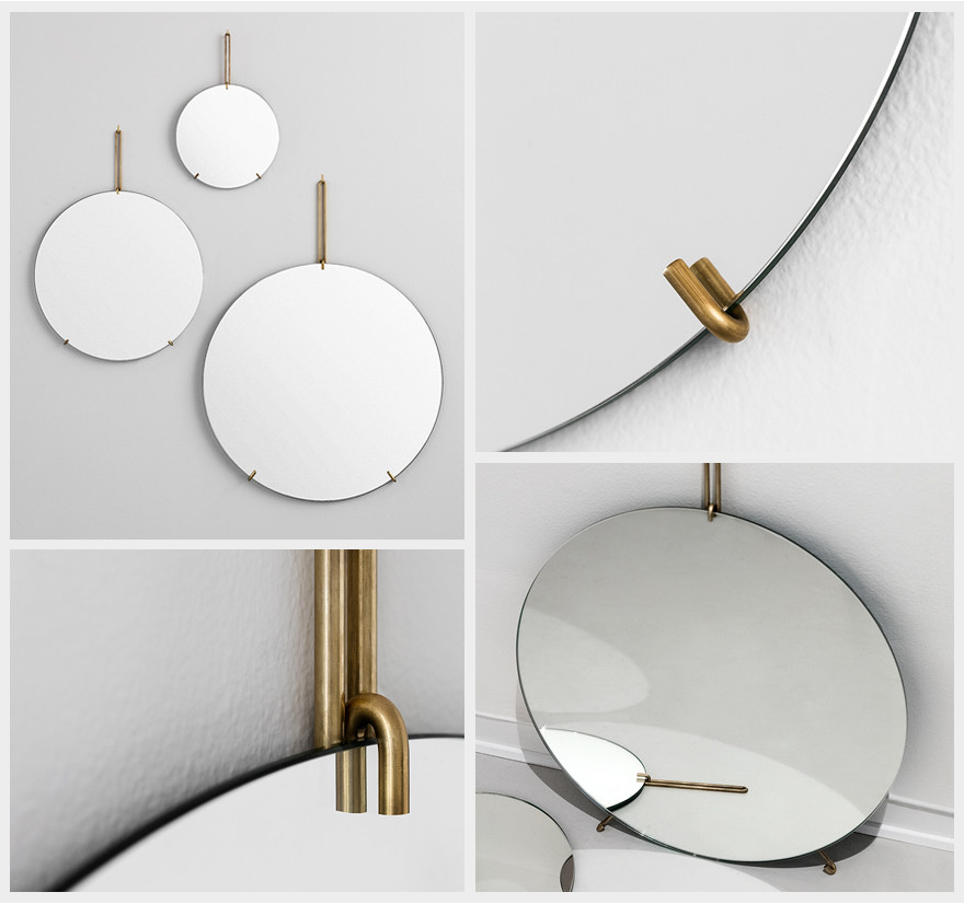 楽天市場】MOEBE ムーベ WALL MIRROR 直径50cm ウォールミラー 鏡 丸型