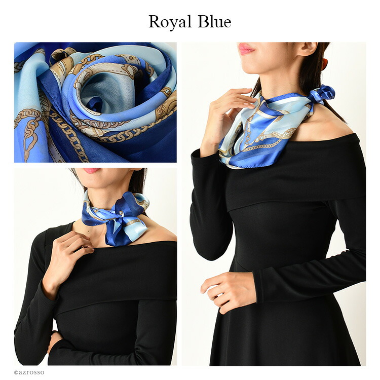 楽天市場】日本製 シルク ネック スカーフ ブランド キヌフローレス