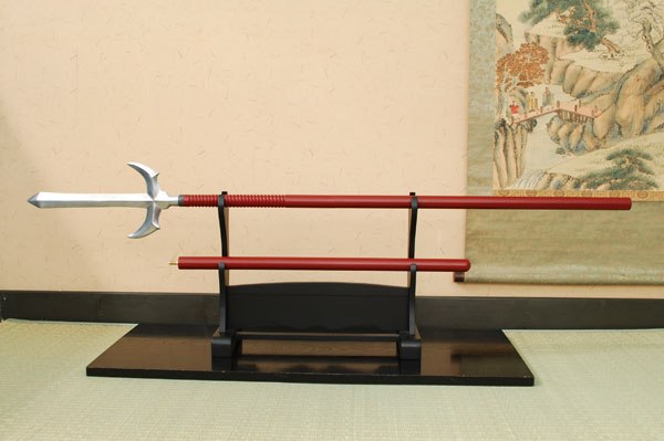 楽天市場】赤槍 真田幸村 大千鳥十文字槍 [ 美術刀剣 模造刀 模擬刀