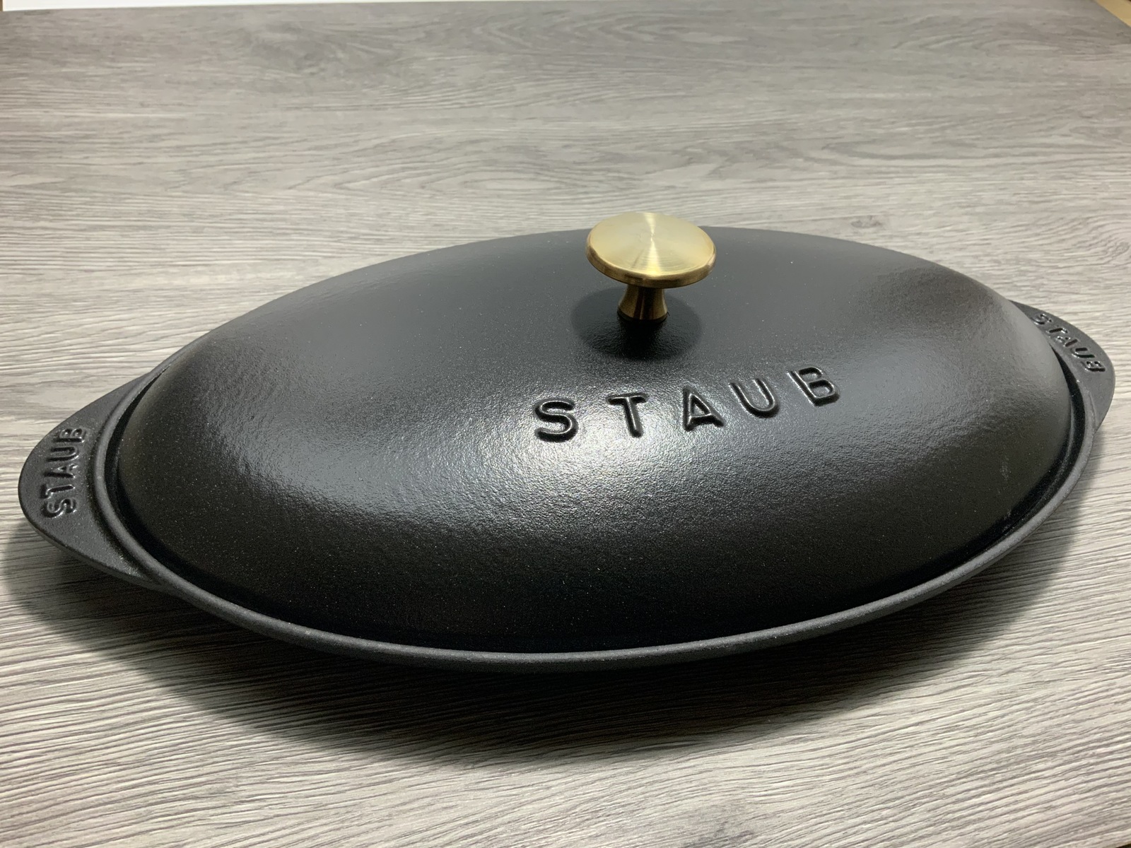 楽天市場】STAUB フィッシュ ホットプレート 31センチ 黒 シャロー