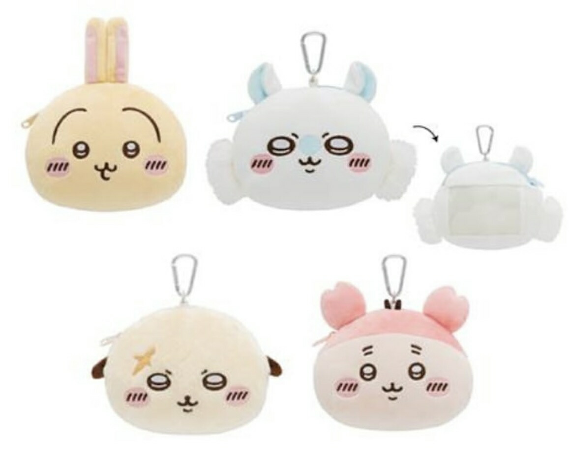 楽天市場】【カニ（古本屋）】ちいかわ ぬいぐるみパスケースポーチ2