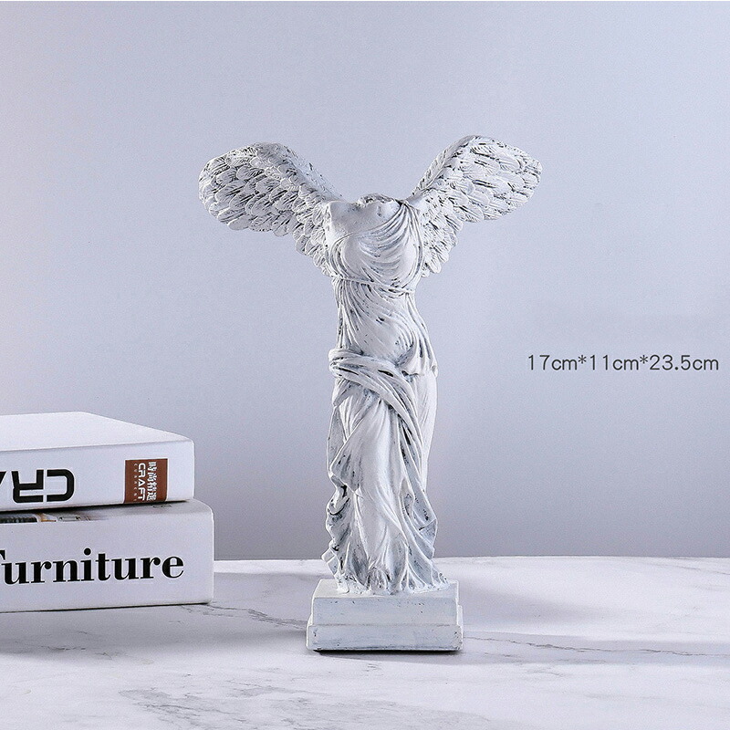 楽天市場】サモトラケ ニケ 石膏像 フィギュア 勝利の女神 インテリア