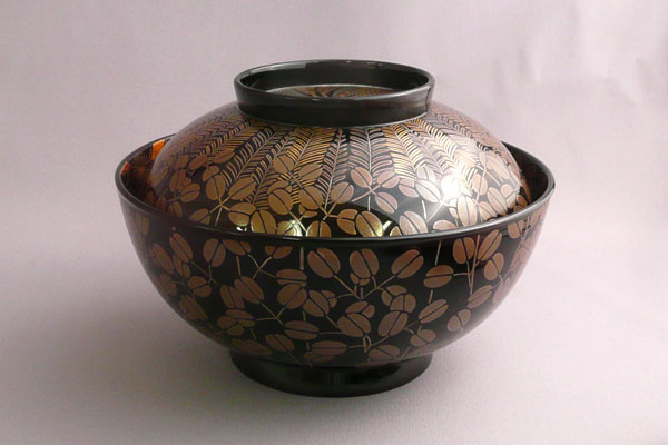 楽天市場】日本の漆器 最高級 春秋蒔絵付椀 （内金箔） 1組 : 漆器のし