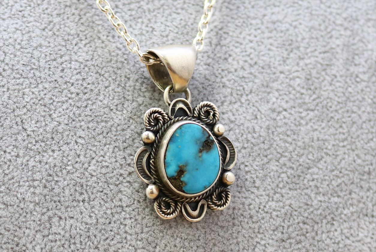 楽天市場】インディアンジュエリー ナバホ族 LK作 ターコイズ マット