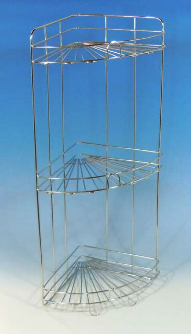 楽天市場】バスコーナー 3段 バスラック シャンプーラック ステンレス