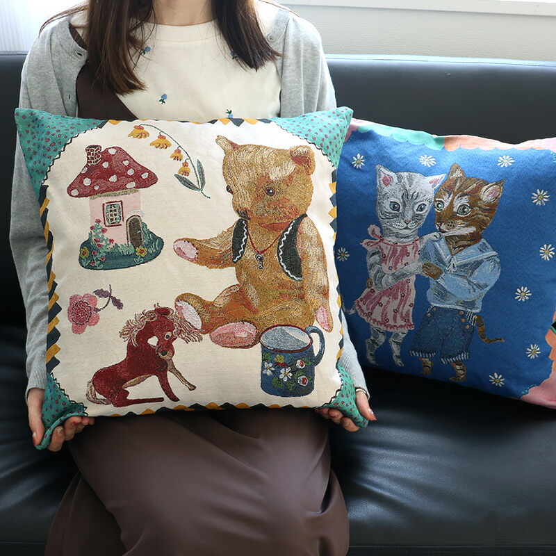 楽天市場】【MAX2000円OFFクーポン】ナタリーレテ クッションカバー 45