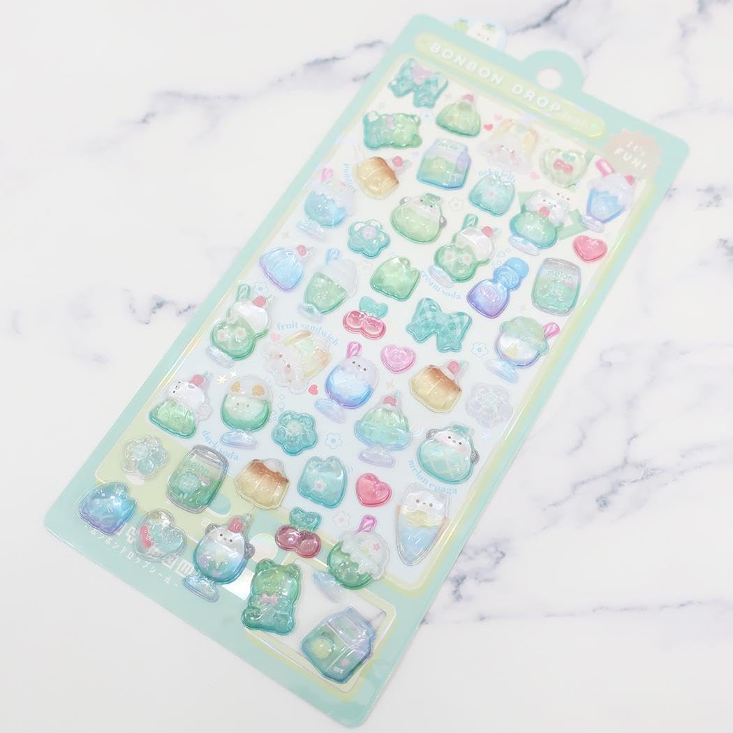 楽天市場】めろめろボンボン クーリア シール ボンボンドロップシール