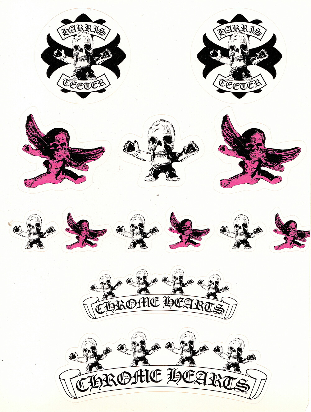 楽天市場】CHROME HEARTS STICKERS FOTI HARRIS TEETER クロムハーツ