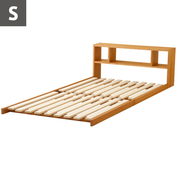 楽天市場】木製 「フロアベッド コロネ（S）」 シングル ローベッド