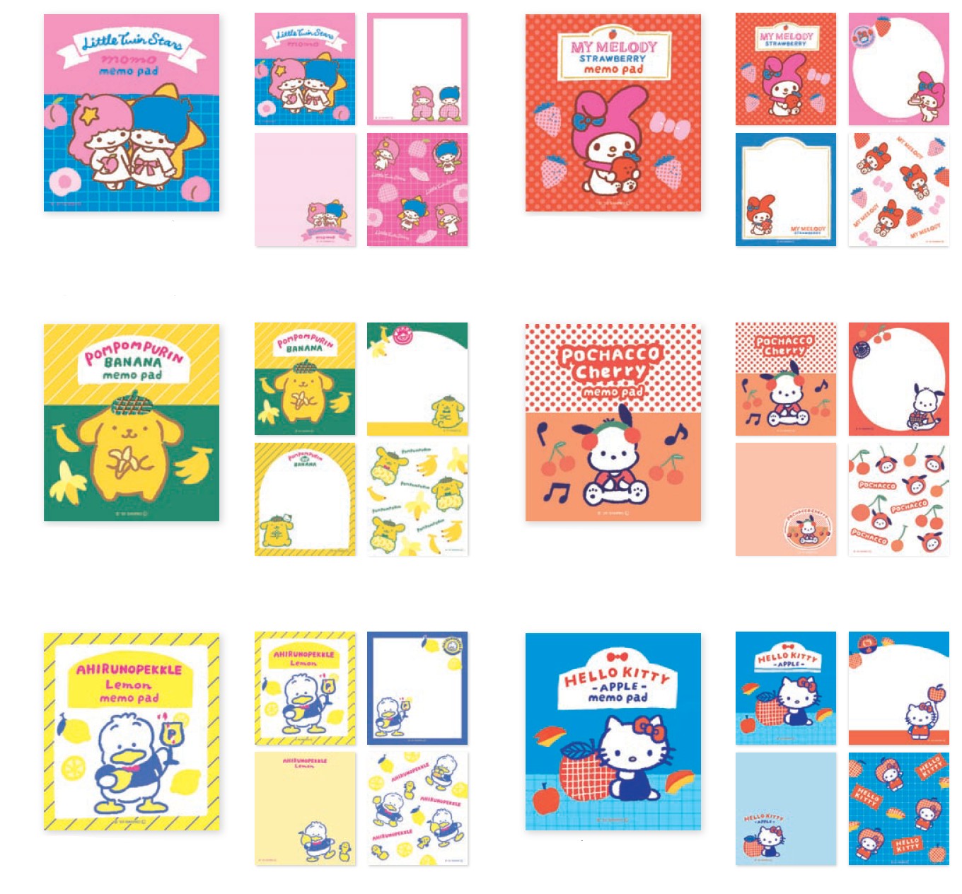 楽天市場】メモ サンリオ メモパッド fur_ss07_12 MEMO blockmemo 古川