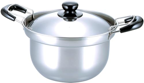 下村企販 ゆで名人 ザル付 両手鍋 IH対応 22cm (鍋) 価格比較 - 価格.com