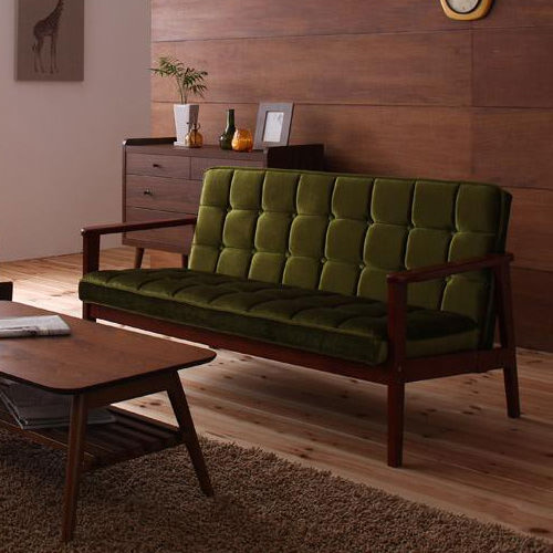 楽天市場】ソファ ソファー 2人掛け 北欧風 カーキ 幅：60cm?69cm