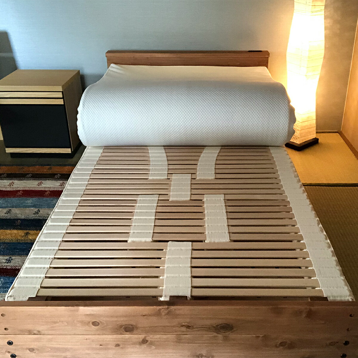 楽天市場】マットレス セット ラテックスマットレス ＆ ウッド