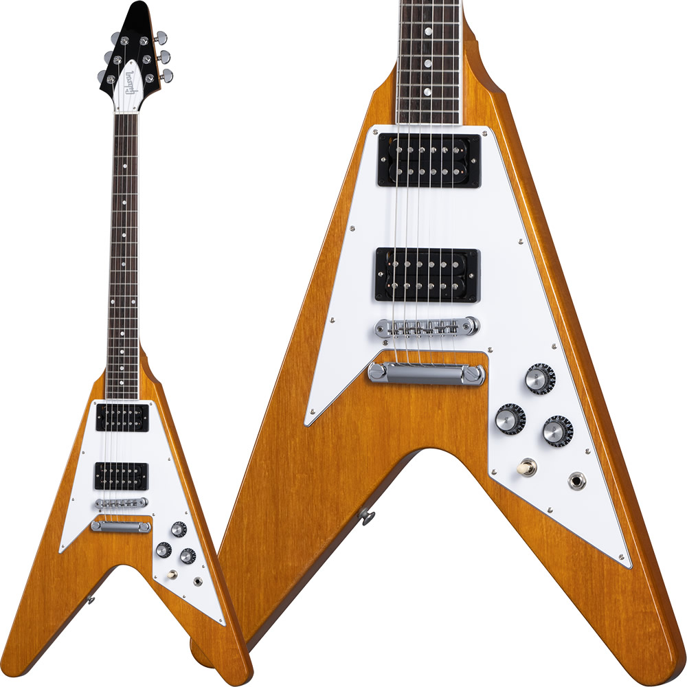 楽天市場】Gibson 70s Flying V (Antique Natural) 【 ギブソン FV
