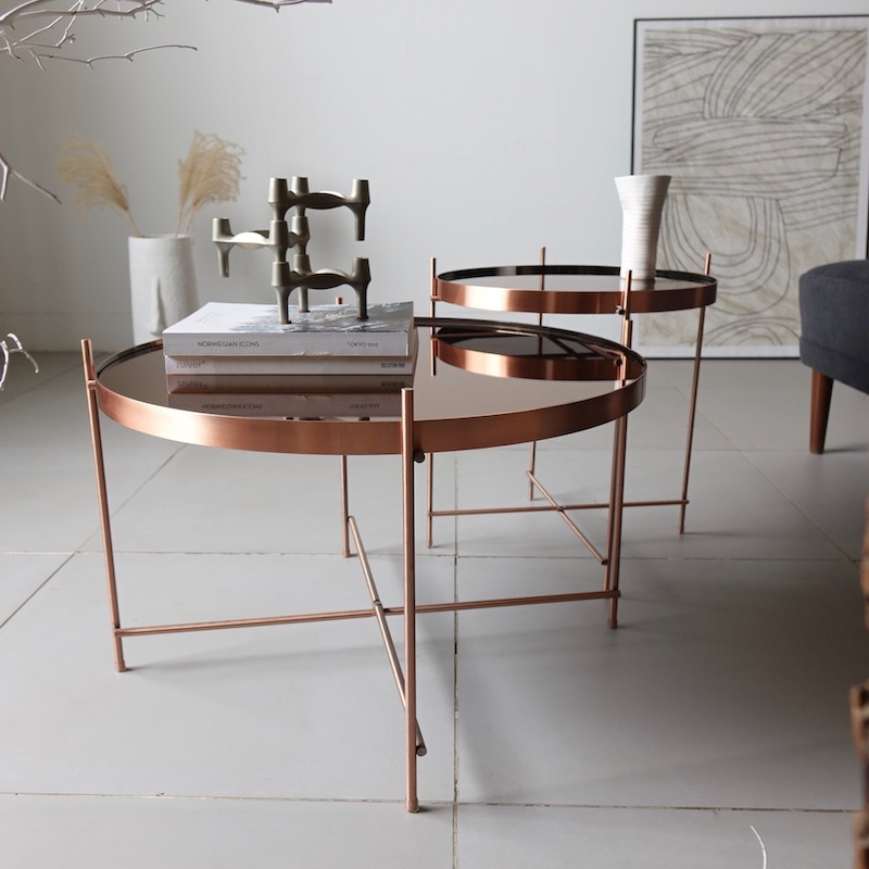 楽天市場】Zuiver コーヒーテーブル 丸 ガラステーブル ローテーブル