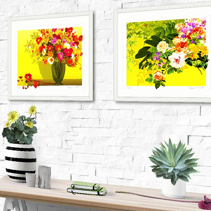 楽天市場】【2月25日 限定クーポン】絵画 風水 インテリア 額入り Vase