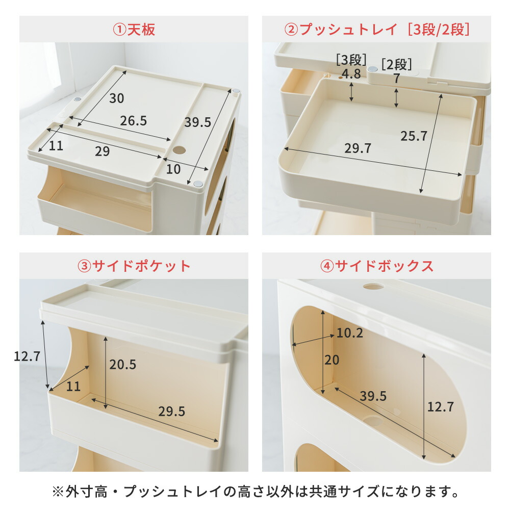 楽天市場】[12時間限定]5%OFFクーポン12時? ワゴン キャスター付き