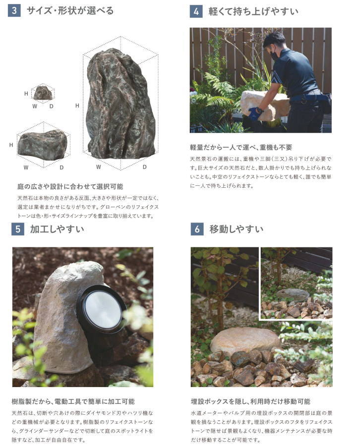 楽天市場】グローベン リフェイクストーン ストーン ボルケーノ 1B