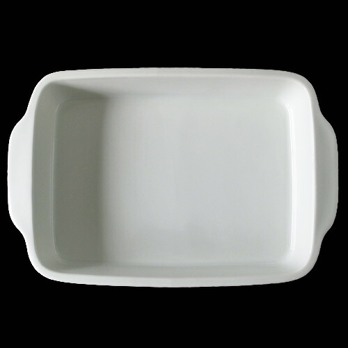 楽天市場】31cm 長角 グラタン皿 (持ち手有) 日本製 磁器 白い食器