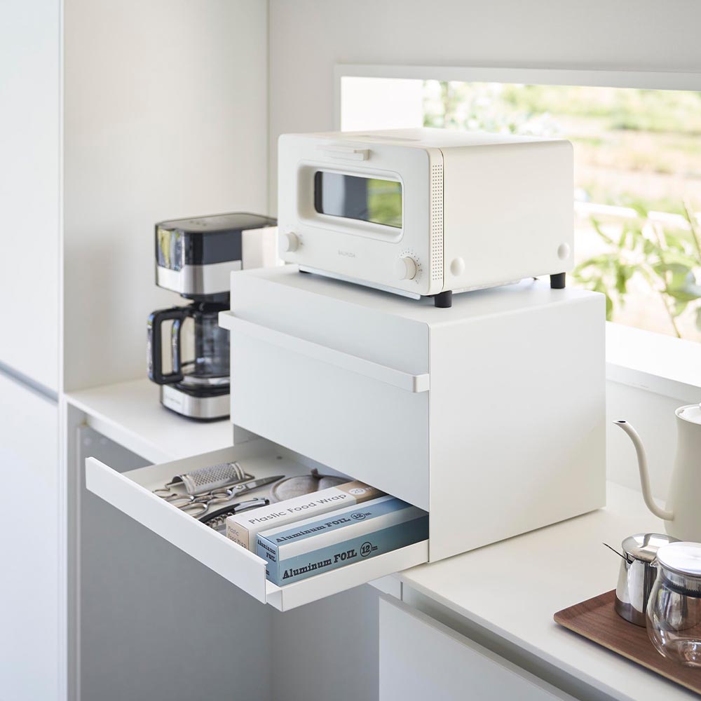 楽天市場】[ ブレッドケース タワー 引き出し型 2段 ] 山崎実業 tower