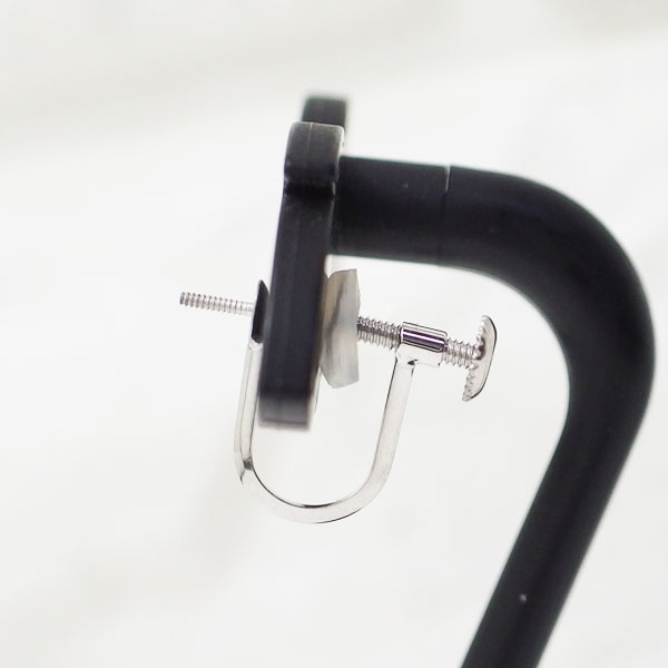 楽天市場】【パーツ】K14WG製 ねじ式直結イヤリング金具 1ペア(2個