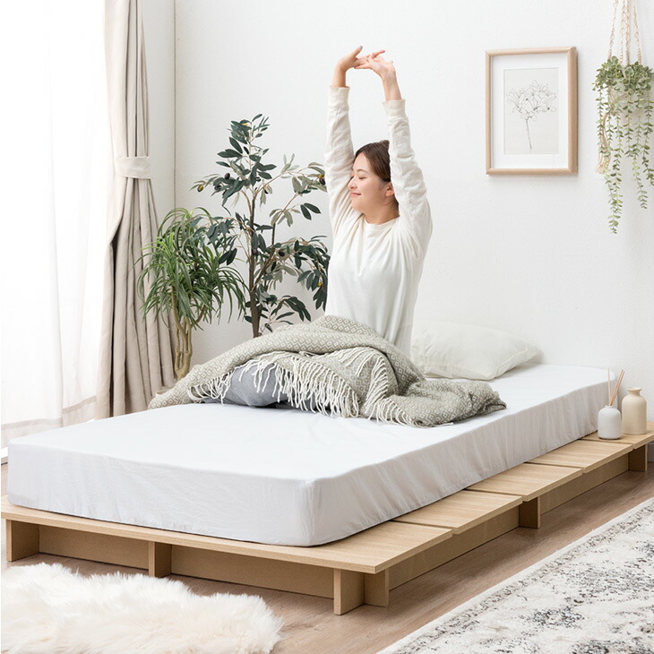 楽天市場】【本日クーポン3％引】 〈超スピード組立〉 ステージベッド