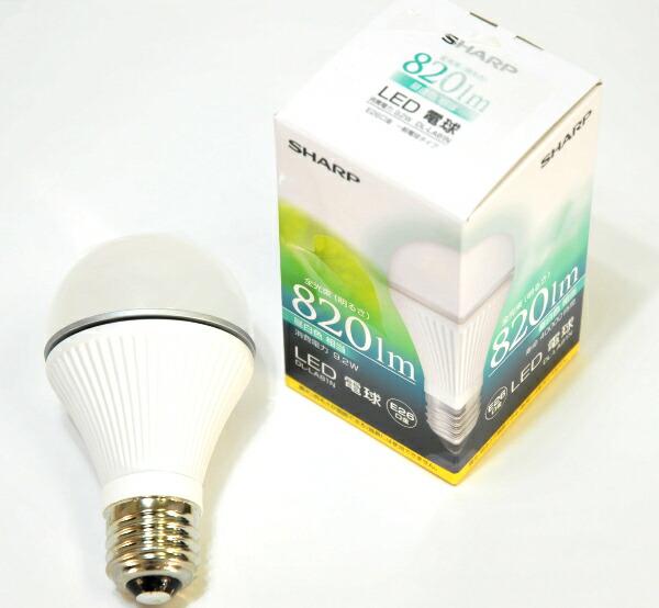 楽天市場】SHARP LED電球 「ELM」 E26 一般型 昼白色相当 820lm DL