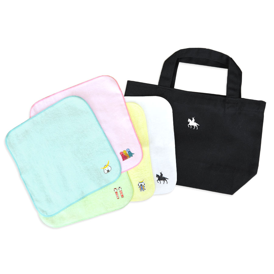 楽天市場】伊達政宗 トートバッグ 小さめ ミニタオル セット