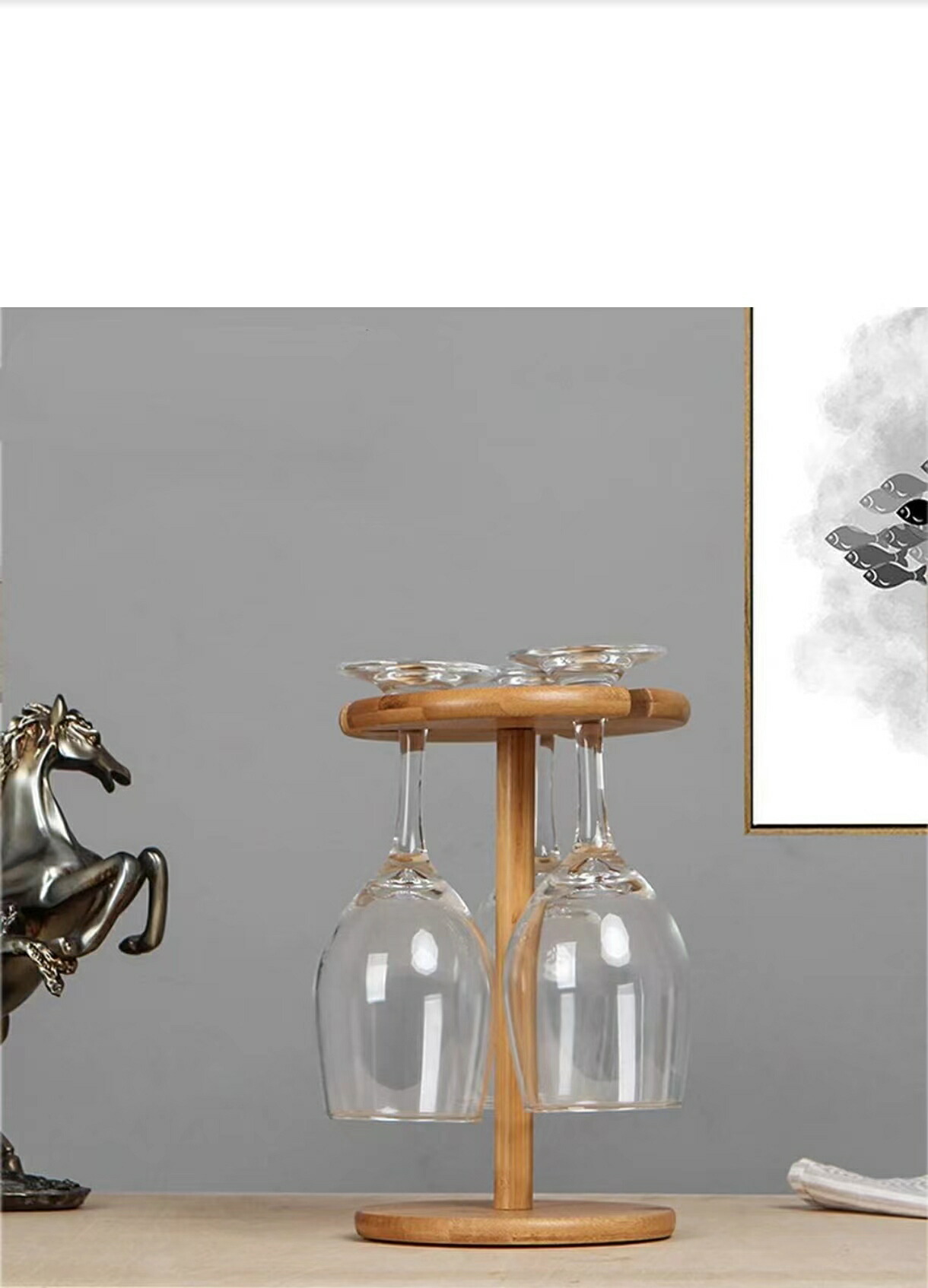 楽天市場】卓上ワインラック ワイングラスラック ワイングラスホルダー