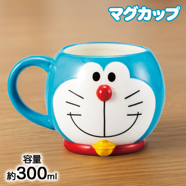 楽天市場】ドラえもん フェイスマグ{ コップ カップ ランチグッズ マグ