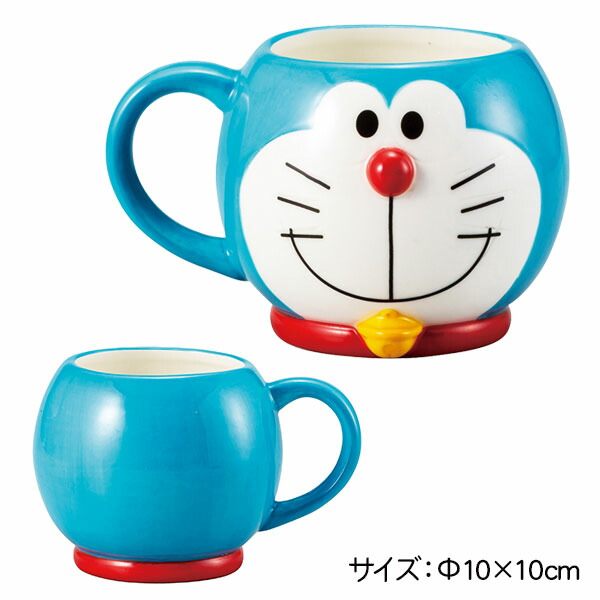 楽天市場】ドラえもん フェイスマグ{ コップ カップ ランチグッズ マグ