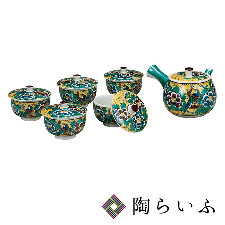 楽天市場】九谷焼 蓋付茶器 吉田屋花鳥＜送料無料＞和食器 茶器 急須