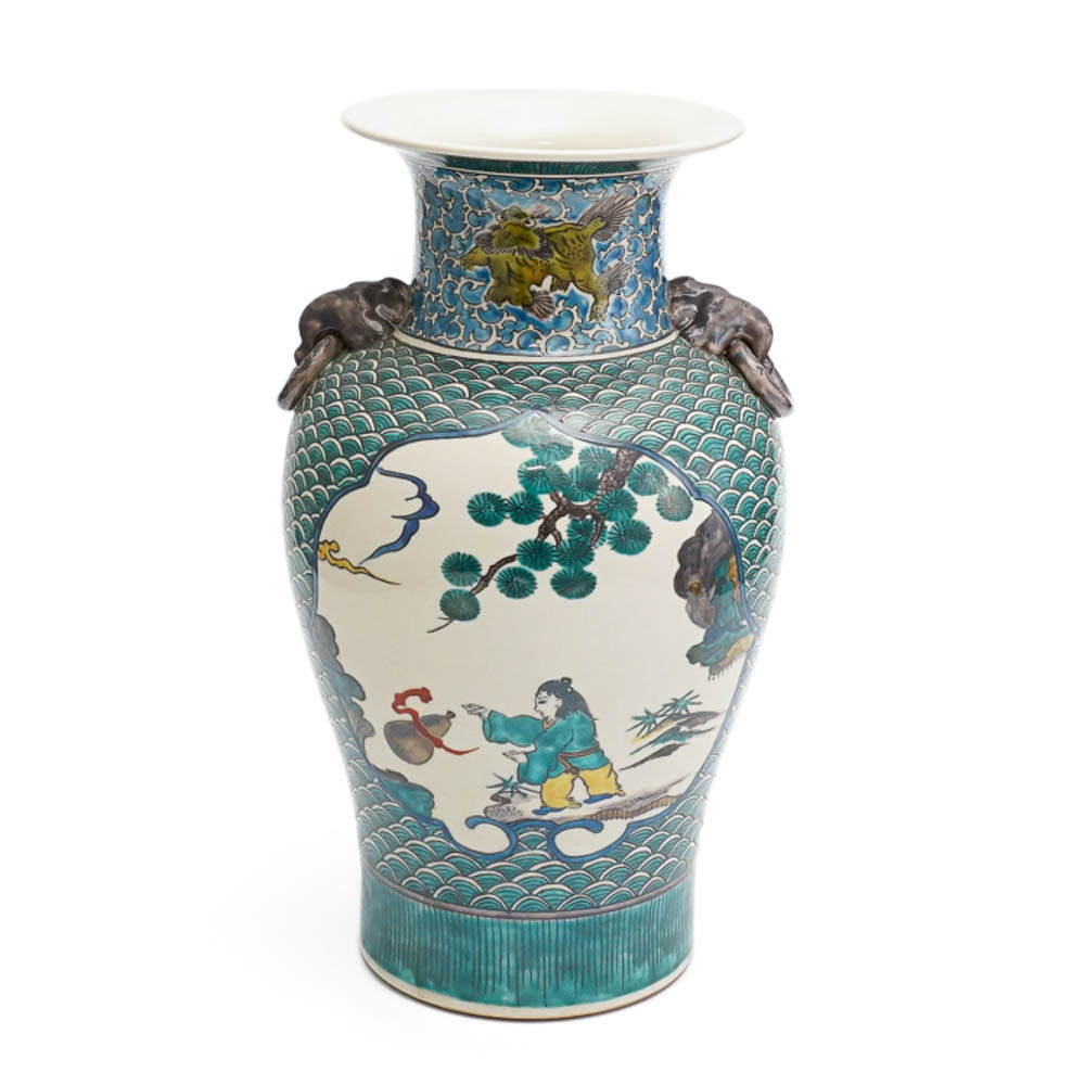 楽天市場】九谷焼 九谷風五彩手壺＜花瓶 花器 人気 ギフト 贈り物 結婚