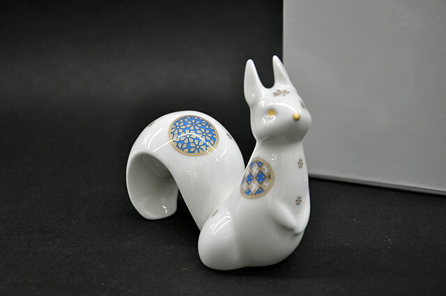 楽天市場】ノリタケ アートコレクション置物「リス」 [小動物シリーズ