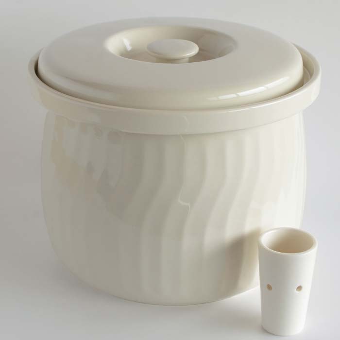 楽天市場】森修焼（しんしゅうやき）ぬか漬け容器「有用微生物の