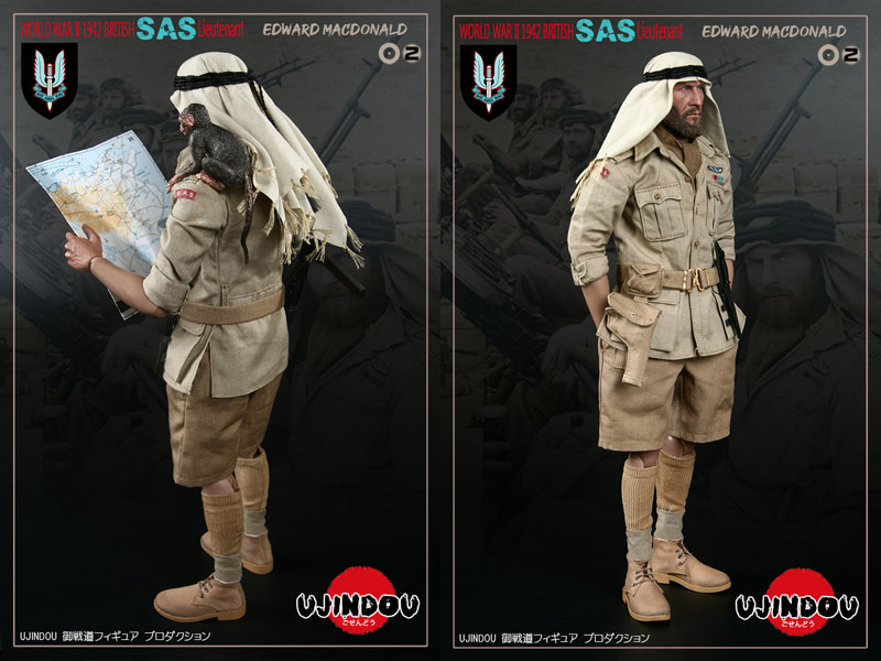 楽天市場】【UJINDOU】UD90002 1/6 WW2 BRITISH SAS LIEUTENANT EDWARD