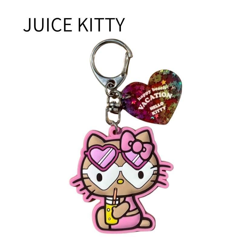 ハローキティ 夏限定 日焼け すいか キーホルダー ハローキティ 日焼け