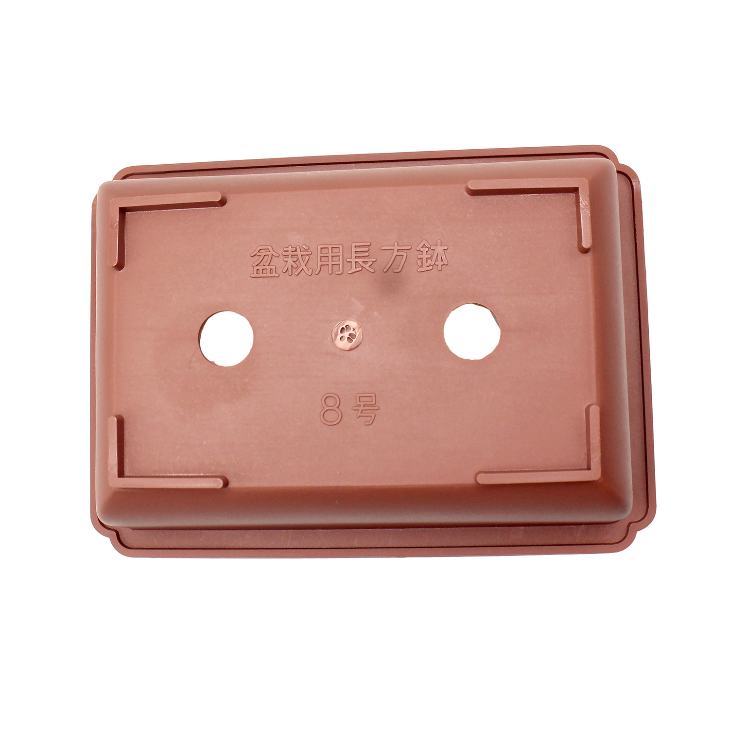 楽天市場】盆栽鉢 8号 長方鉢 おしゃれ 専門店 長角 四角 ブラウン