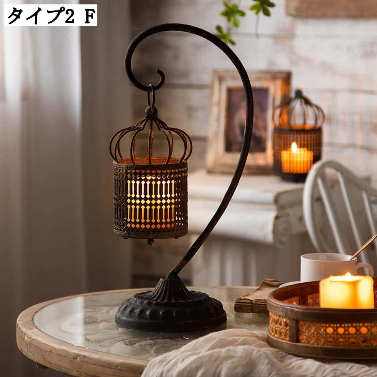 楽天市場】北欧 工芸品 アンティーク風 キャンドルホルダー 家の装飾