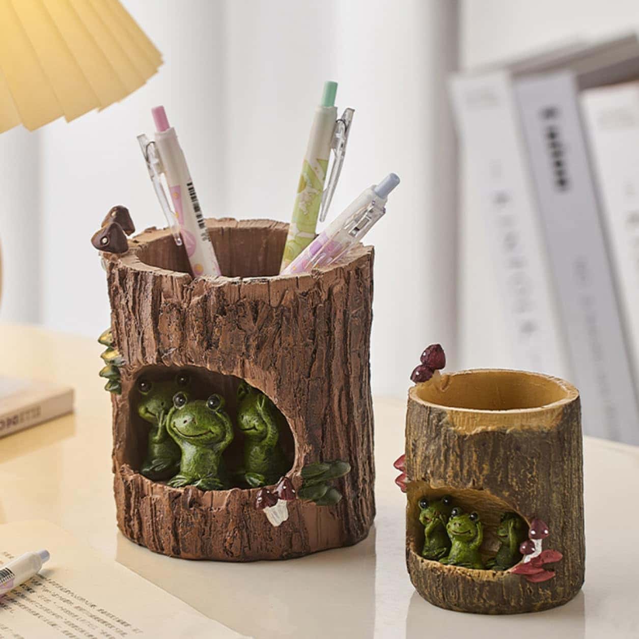 楽天市場】文房具収納 かわいい 置物 カントリー風 ミニオブジェ 小物