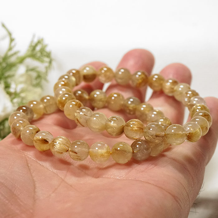 楽天市場】ルチルクオーツ ブレスレット AA 8mm 天然石 パワーストーン